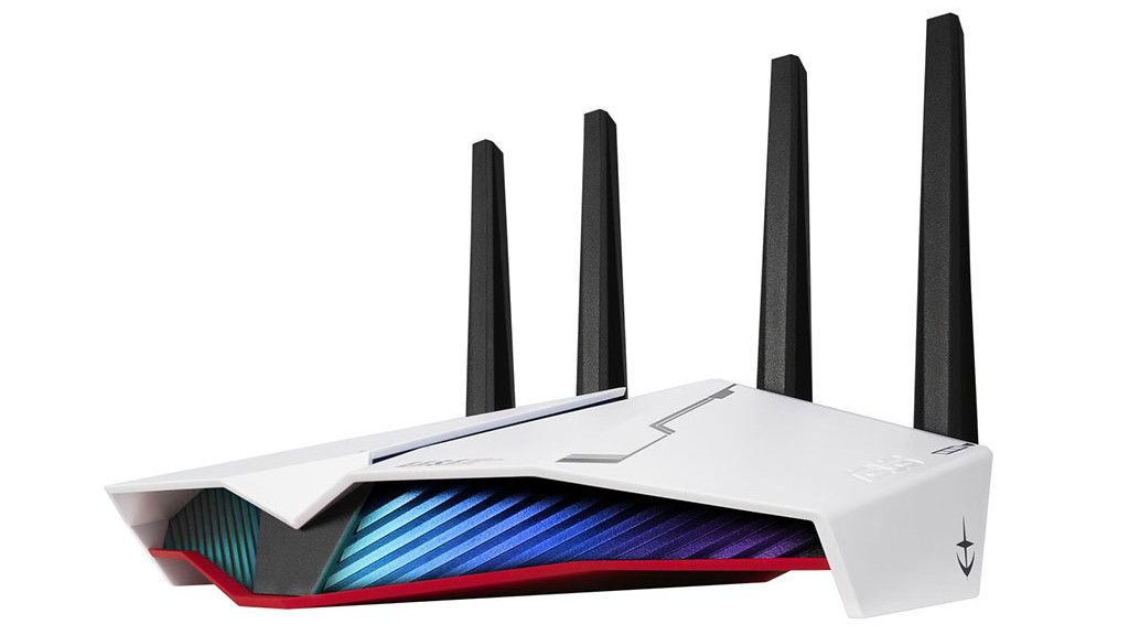 Figure Polar Exactly Asus reveals two striking new Gundam-themed routers designed for gamers |  TechRadar
