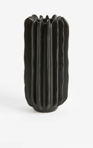 Grooved vase.