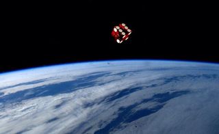 A Toy in Outer Space from ISS
