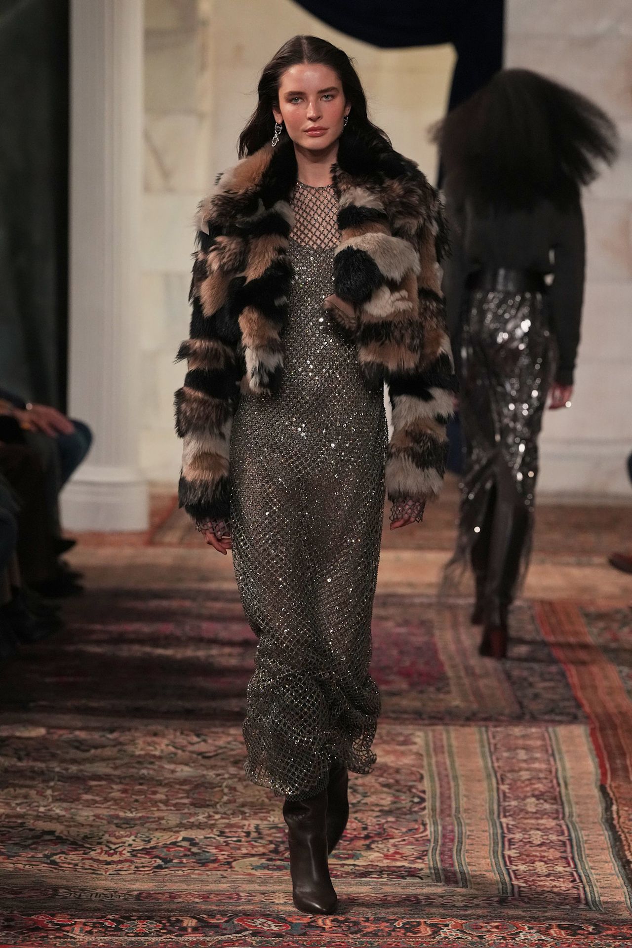models walk the Ralph Lauren Fall 2026 runway