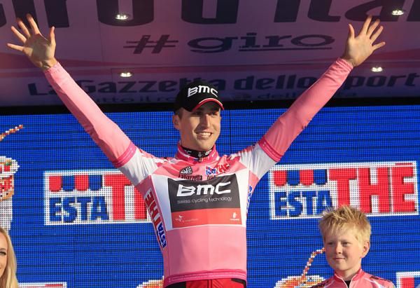 Taylor Phinney (BMC) on the podium