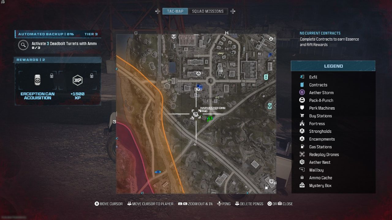 Modern Warfare 3 Harvester Orb icon on the map