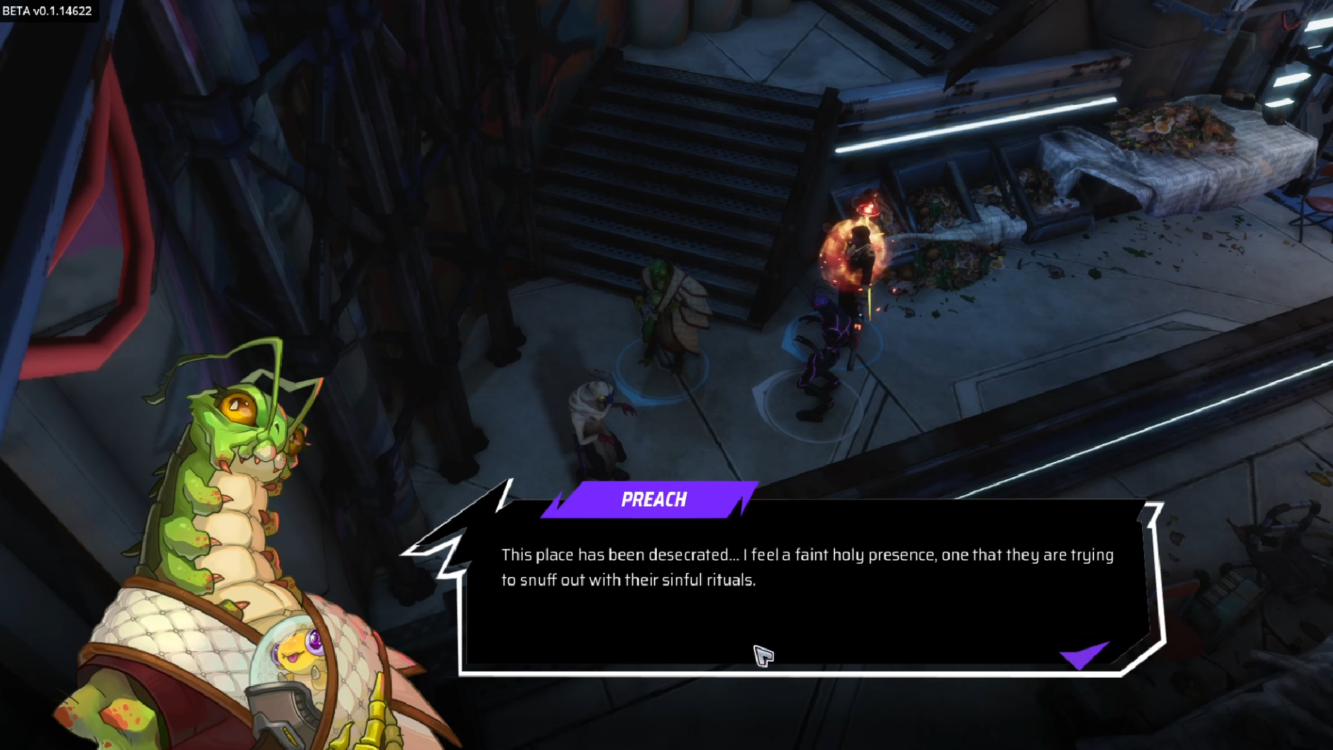 Several screenshots of Starfinder: Afterlight.