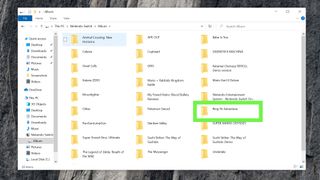 how to send nintendo switch screenshots to your computer - find game folder