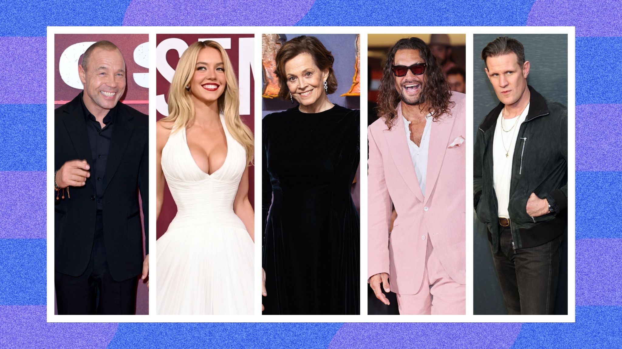Hollywood stars Stephen Graham, Sydney Sweeney, Sigourney Weaver, Jason Momoa and Matt Smith