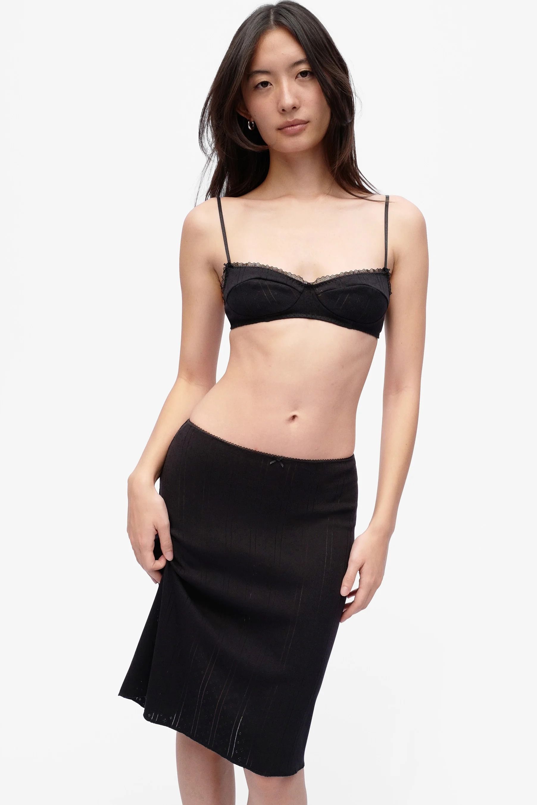 The Slip Skirt Black