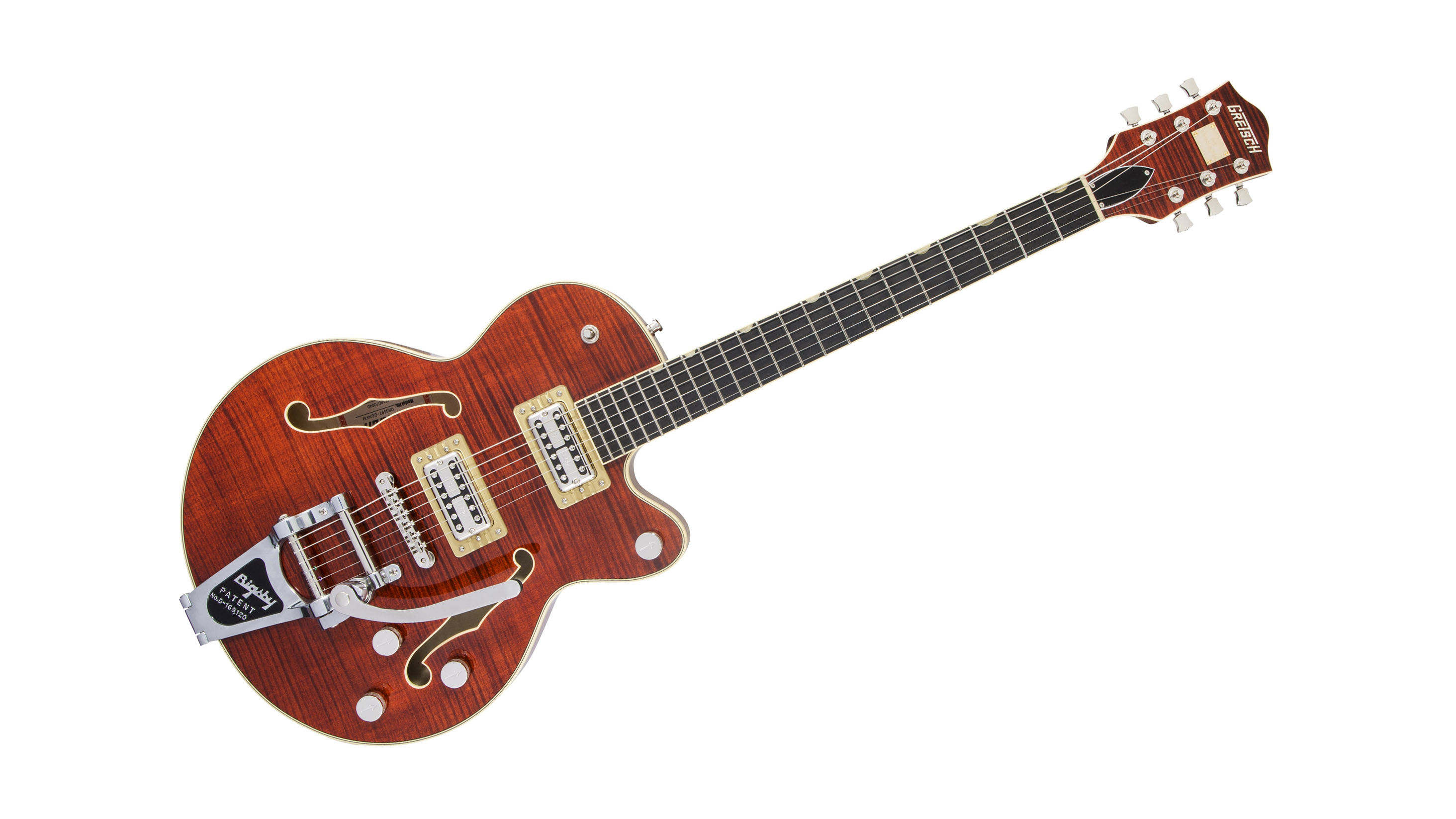 G6659TFM Players Edition Broadkaster Jr. Center Block Single-Cut with String-Thru Bigsby