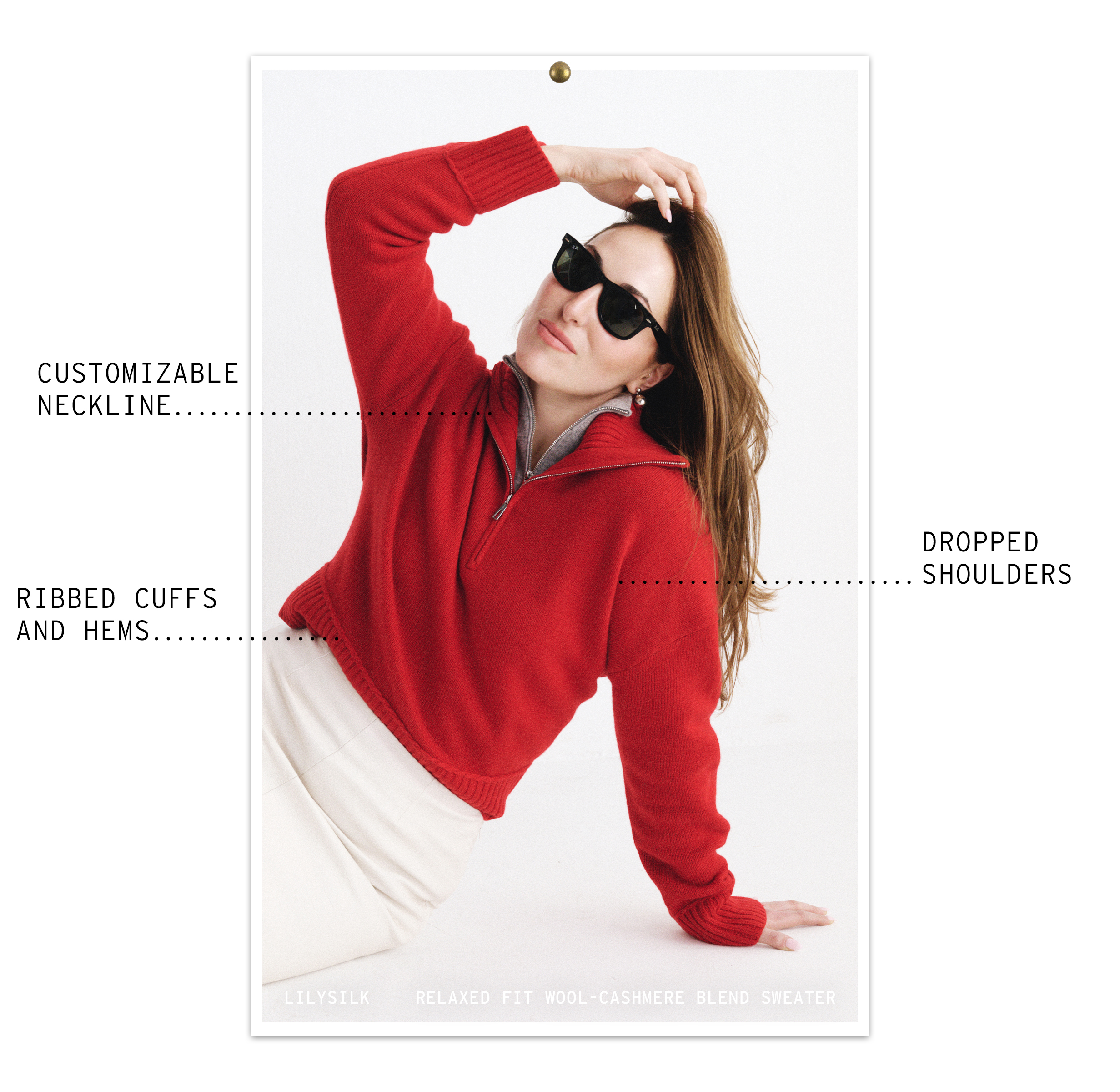 Who What Wear, The Great Try-On, Spring 2026: Lilysilk Relaxed Fit Wool-Cashmere Blend Sweater.