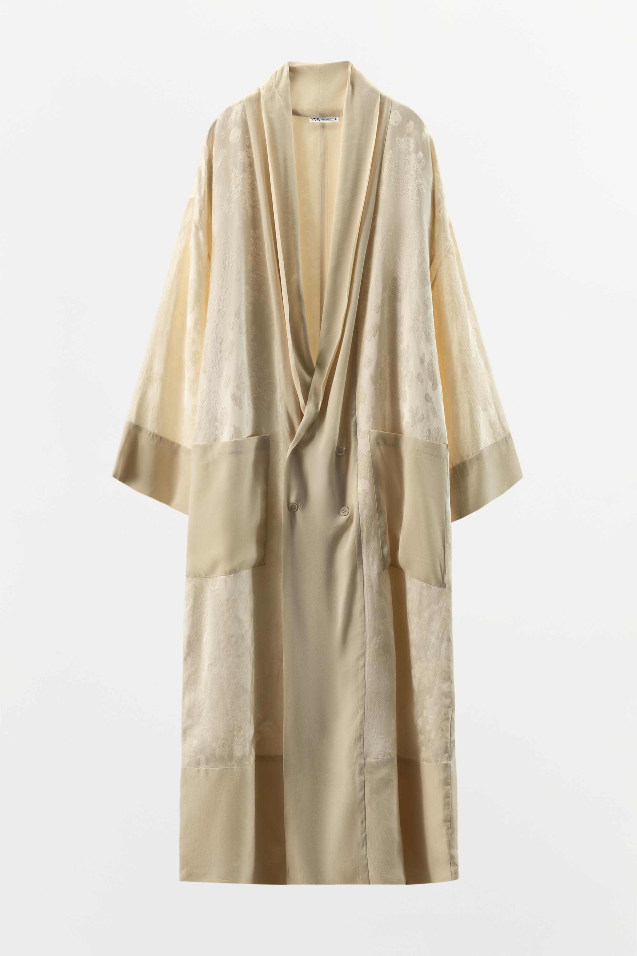 Jacquard Linen Blend Coat Limited Edition