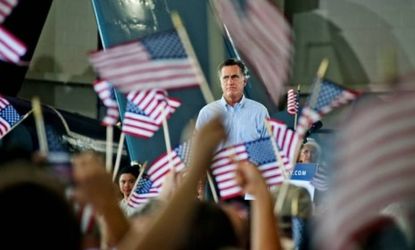 Mitt Romney addresses an audience in Virginia Beach, Va., on Sept. 8. Although Romney vowed Wednesday that he&amp;#039;s for &amp;quot;100 percent of America,&amp;quot; several prominent Republicans are still distancin