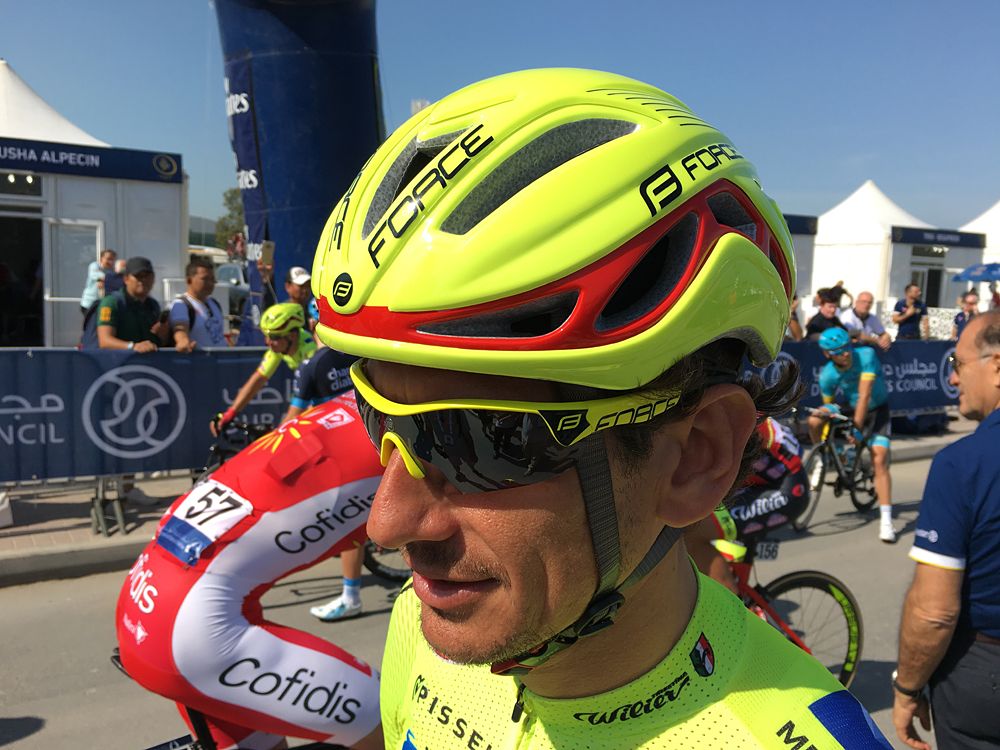 Pozzato and Wilier Triestina-Selle Italia use Force helmets and glasses