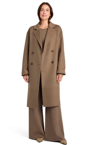 Splendid, X Cella Jane Double Breasted Wool Blend Coat