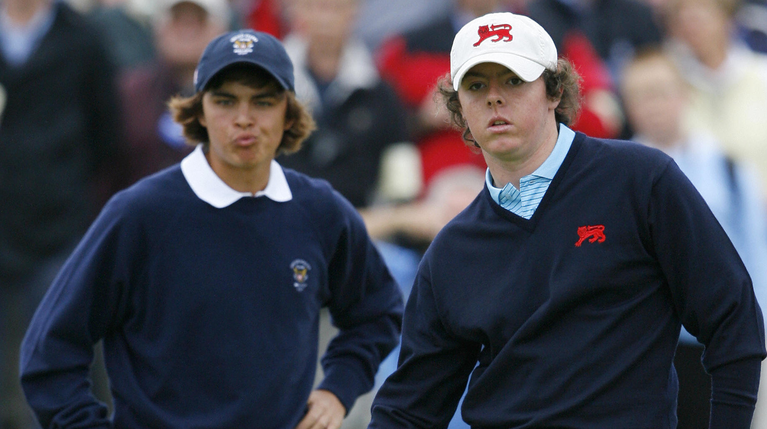 Rickie Fowler and Rory McIlroy