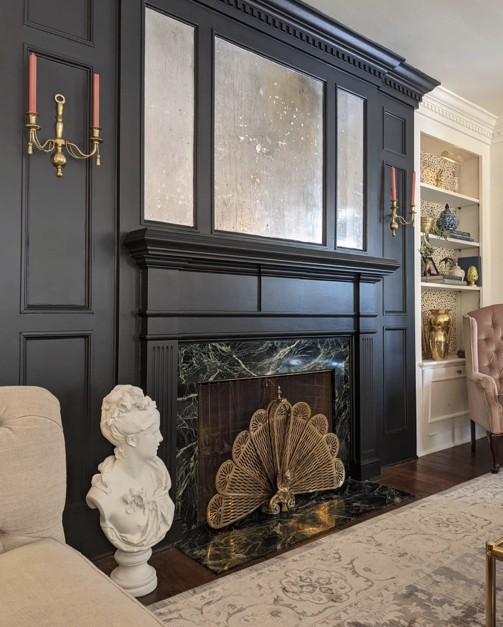 DIY faux antique mirrors with this clever (and inexpensive) technique