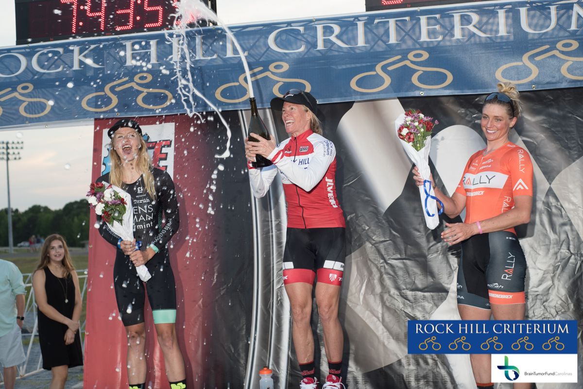 Tina Pic topped the women's podium in Rock Hill