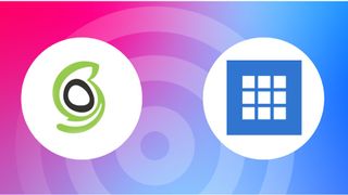 An image of the SiteGround logo and Bluehost logo side by side