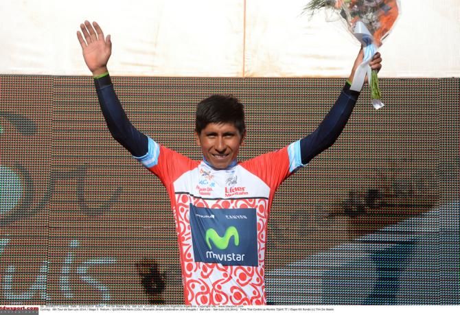 Nairo Quintana (Movistar) is the race leader