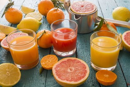 what can a juicer do group of citrus around fruit juice