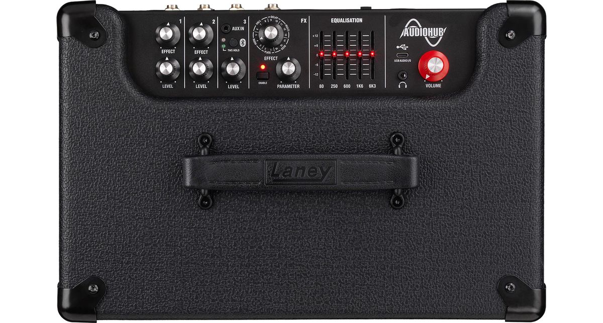 Laney Audiohub Lineup: combos for guitars, bass, keyboards, e-drums and more