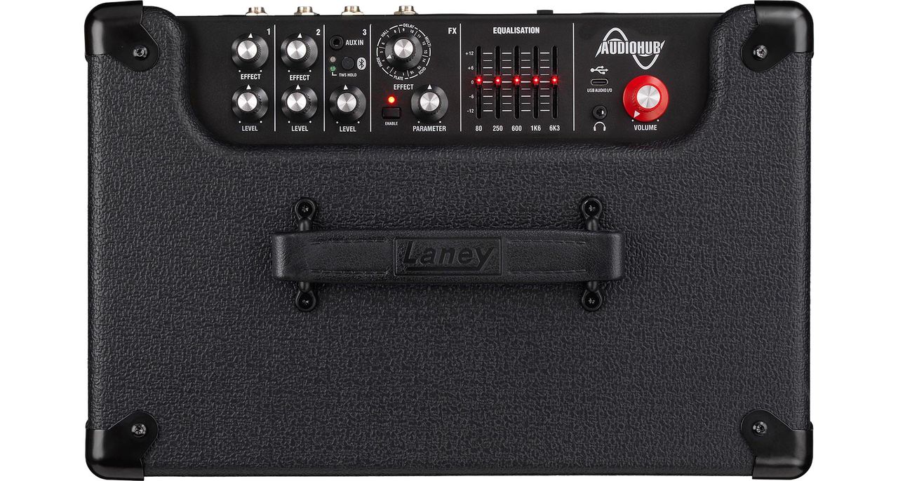 Laney Audiohub Lineup: combos for guitars, bass, keyboards, e-drums and more