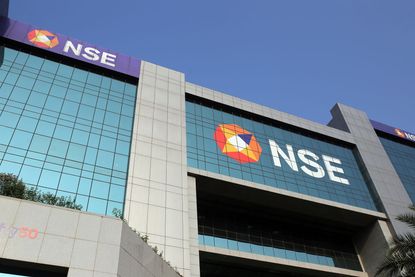 India's stock market - National Stock Exchange (NSE) in Mumbai, India