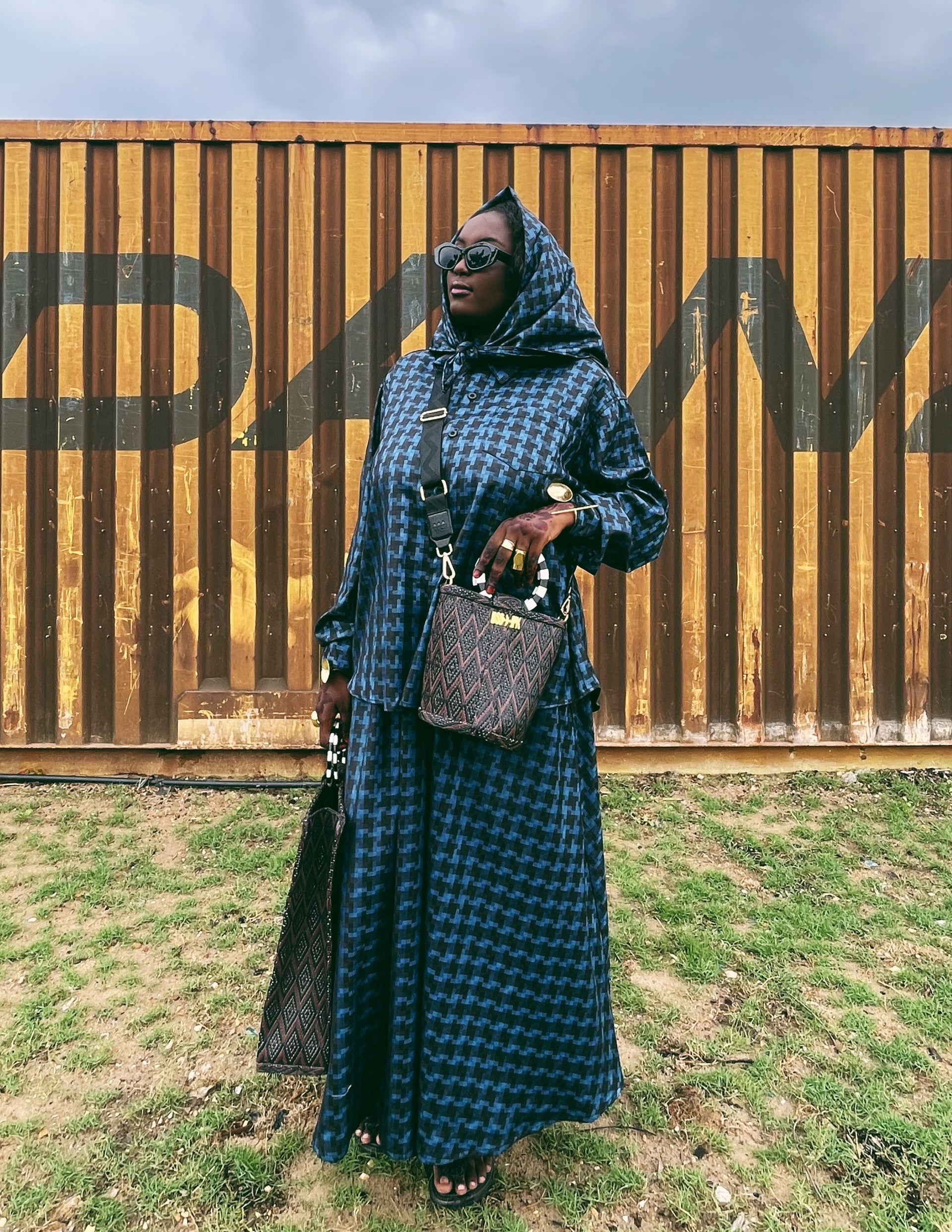 Mafalye Reversible Fil-&amp;agrave;-Fil Skirt - S/m