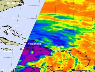 Infrared Imagery of Hurricane Sandy's Eastern Half