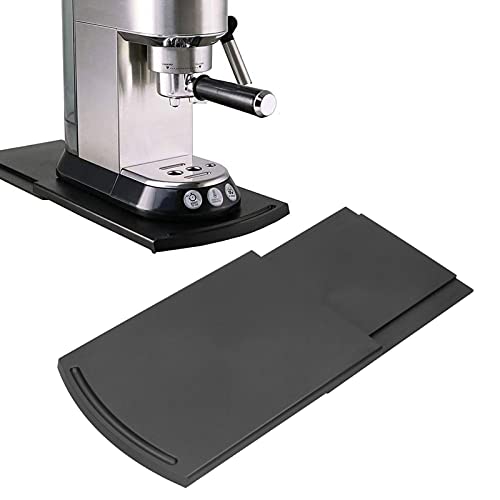 Atyhao Sliding Coffee Machine Tray With Under Cabinet Storage, Kitchen Appliance Tray Mat Moving Slider for Toaster Countertop 12.0 X 8.5 Inch