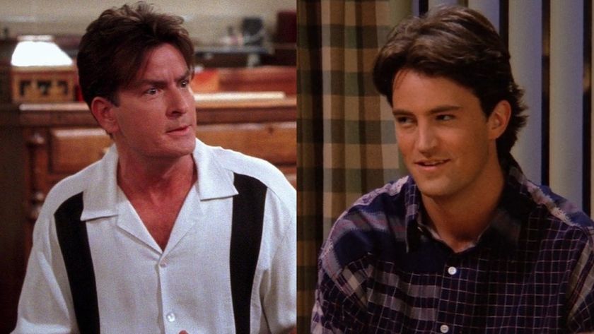 Charlie Sheen in two and a Half Men/Matthew Perry in Friends