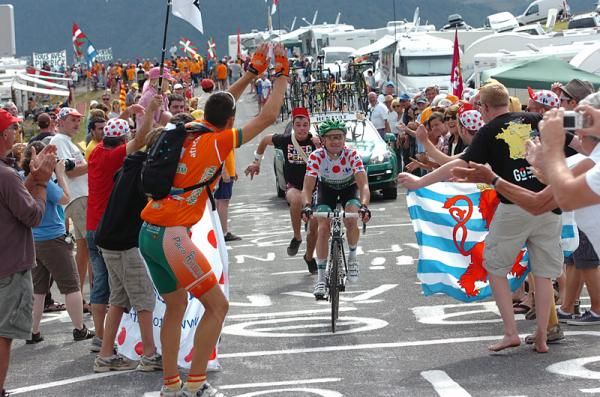 Thomas Voeckler (Europcar) added to his mountains classification lead on the final day in the Pyrenees.