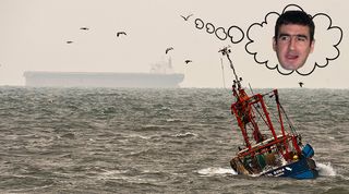 Eric Cantona seagulls trawler