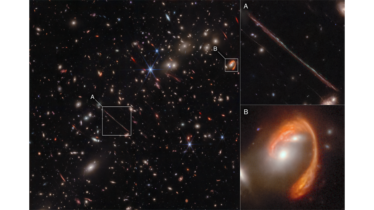 James Webb Space Telescope Unveils The Gravitationally Warped Galaxies