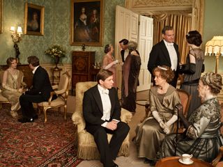 The Downton Abbey cast of Series 4