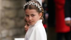 Princess Charlotte attends the coronation of King Charles