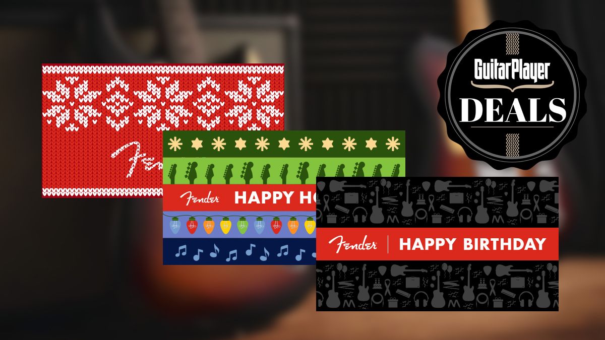 Fender proves it&#039;s the season of giving - score an extra $50 when you buy a $350+ gift card this Christmas