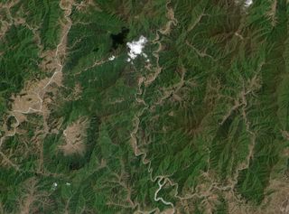 This 2014 image from NASA's Advanced Land Imager on its Earth Observing-1 satellite gives a sense of North Korea's rugged terrain as well as its agricultural practices.