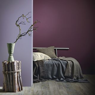 room with rustic look and cushions