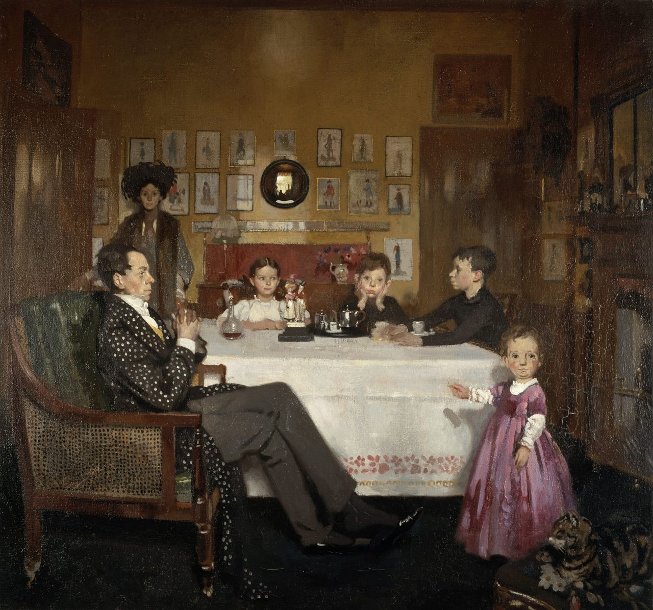 A Bloomsbury Family, by Sir William Orpen, 1907. Oil on canvas. (Photo by National Galleries Of Scotland/Getty Images)