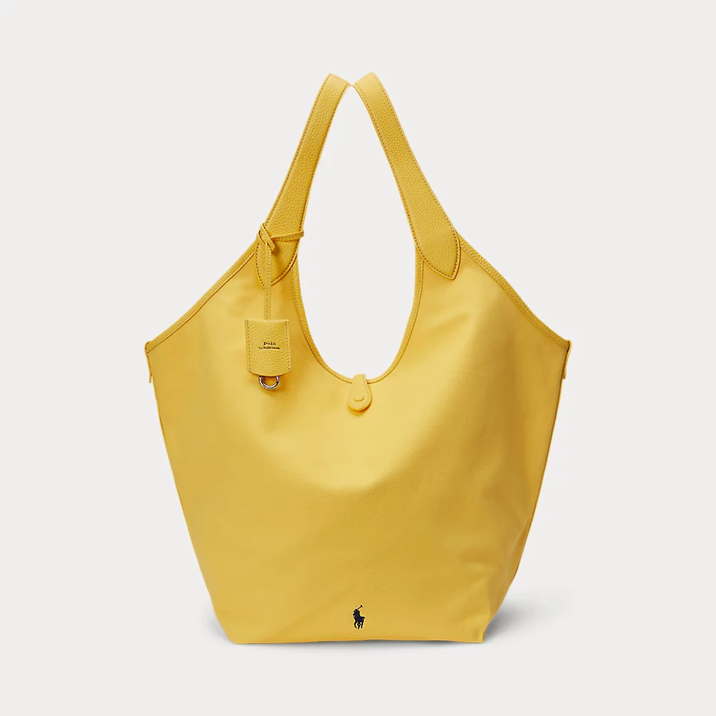 Polo Play Canvas Leather Large Tote