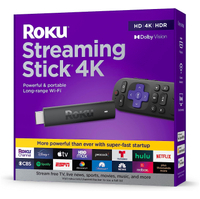 Roku Streaming Stick 4K:$49.99$34 at Amazon