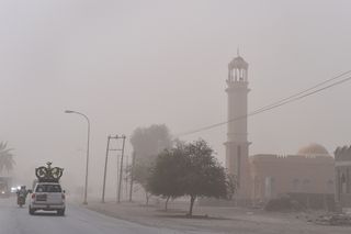 This sandstorm led to the cancellation of stage 5 of the Tour of Oman.