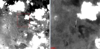 Landsat 5 shows up in a Landsat 8 photo