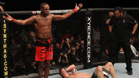 Jon Jones in the octagon