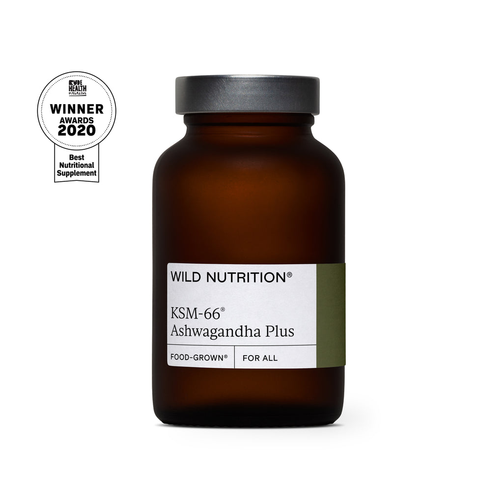 Ksm-66&amp;reg; Ashwagandha Plus &amp;mdash; Refillable Glass Jar