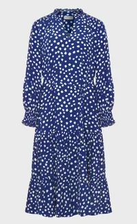 Adela Spot A-Line Dress (£149.00) $315.00| Hobbs