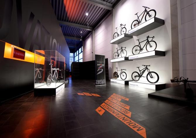 Canyon had several bikes on show at their headquarters