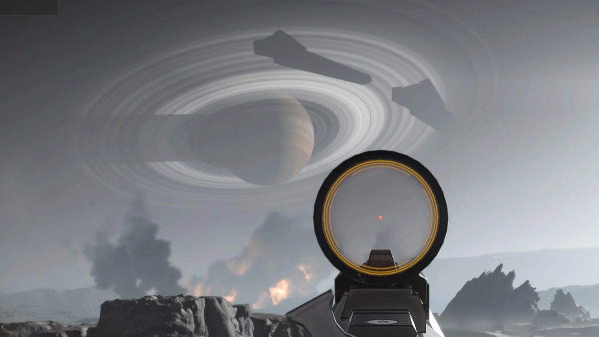 Slavíme příliš brzy: Hráči Helldivers 2 spatřili na nebi nad planetami Automaton masivní maskované válečné lodě
