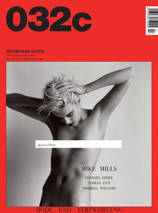 032c Magazine front cover- short haired female