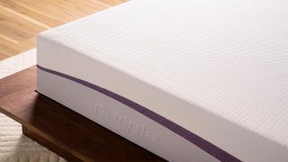 Close-up of the corner of a Purple Plus Mattress