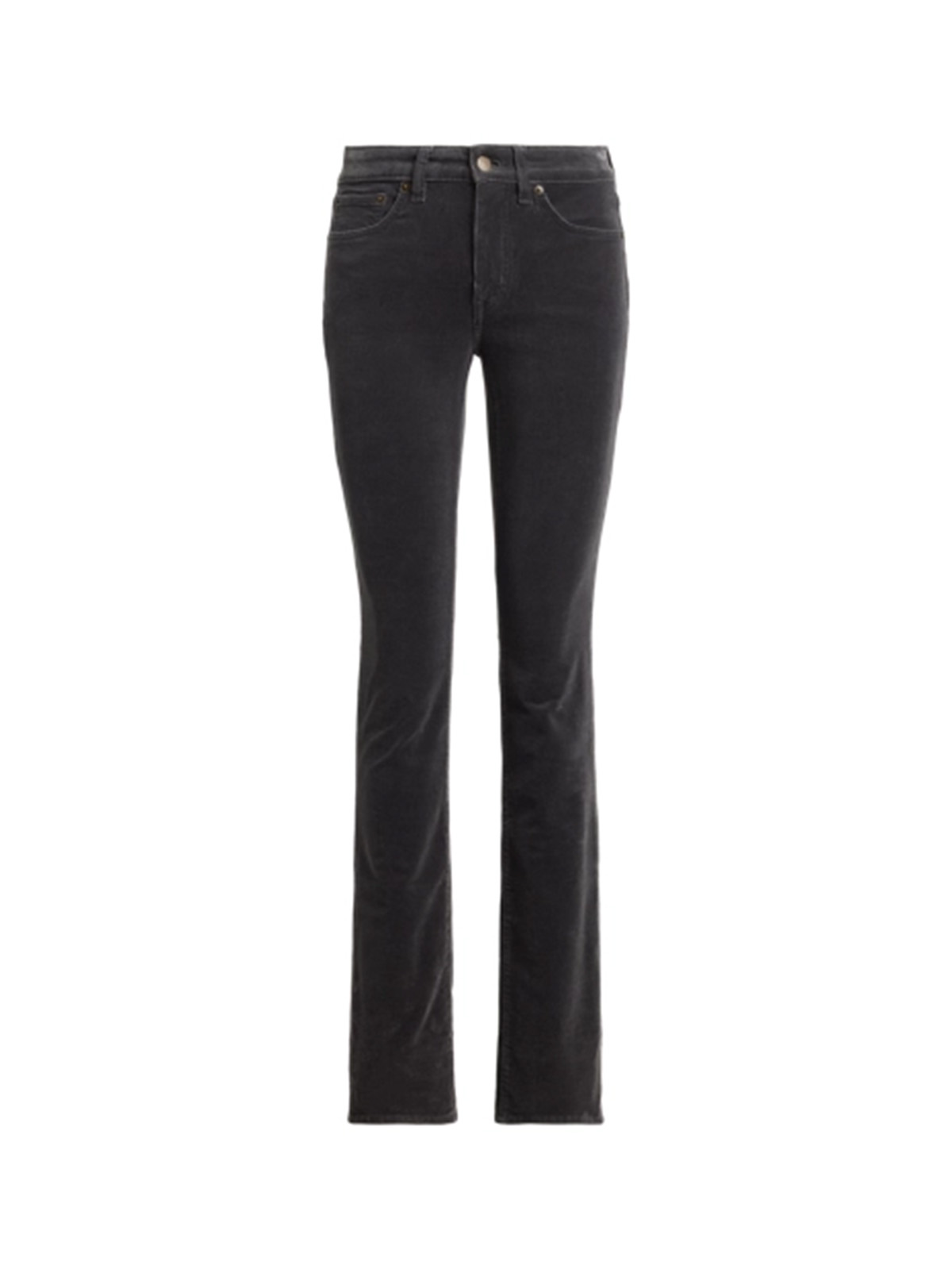 Stretch Corduroy Mid-Rise Straight Pant